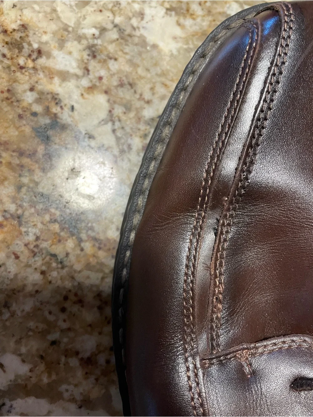 Dockers Men's Dark Brown Leather